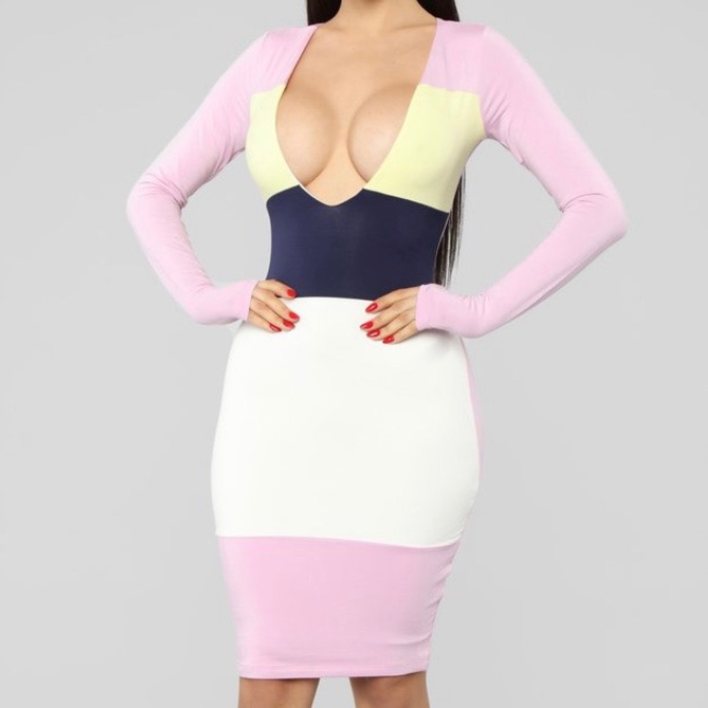 NEVER WORN “Perfect Combo Color Block“ Dress